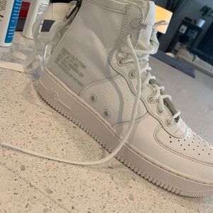 Nike sf Air Force 1 mid (triple ivory)